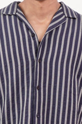 Men's Short Sleeve Shirt (Navy)